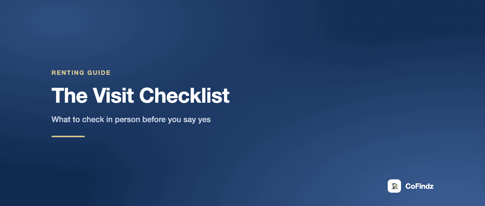 What to Check When You Visit a PG or Flat in Bangalore